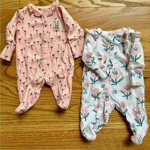 Mac and Moon set of 2 footies newborn